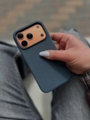 iPhone TechWoven Dokuma MagSafe Kılıf - Mavi