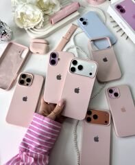 iPhone Lansman Kılıf - Kum Pembe