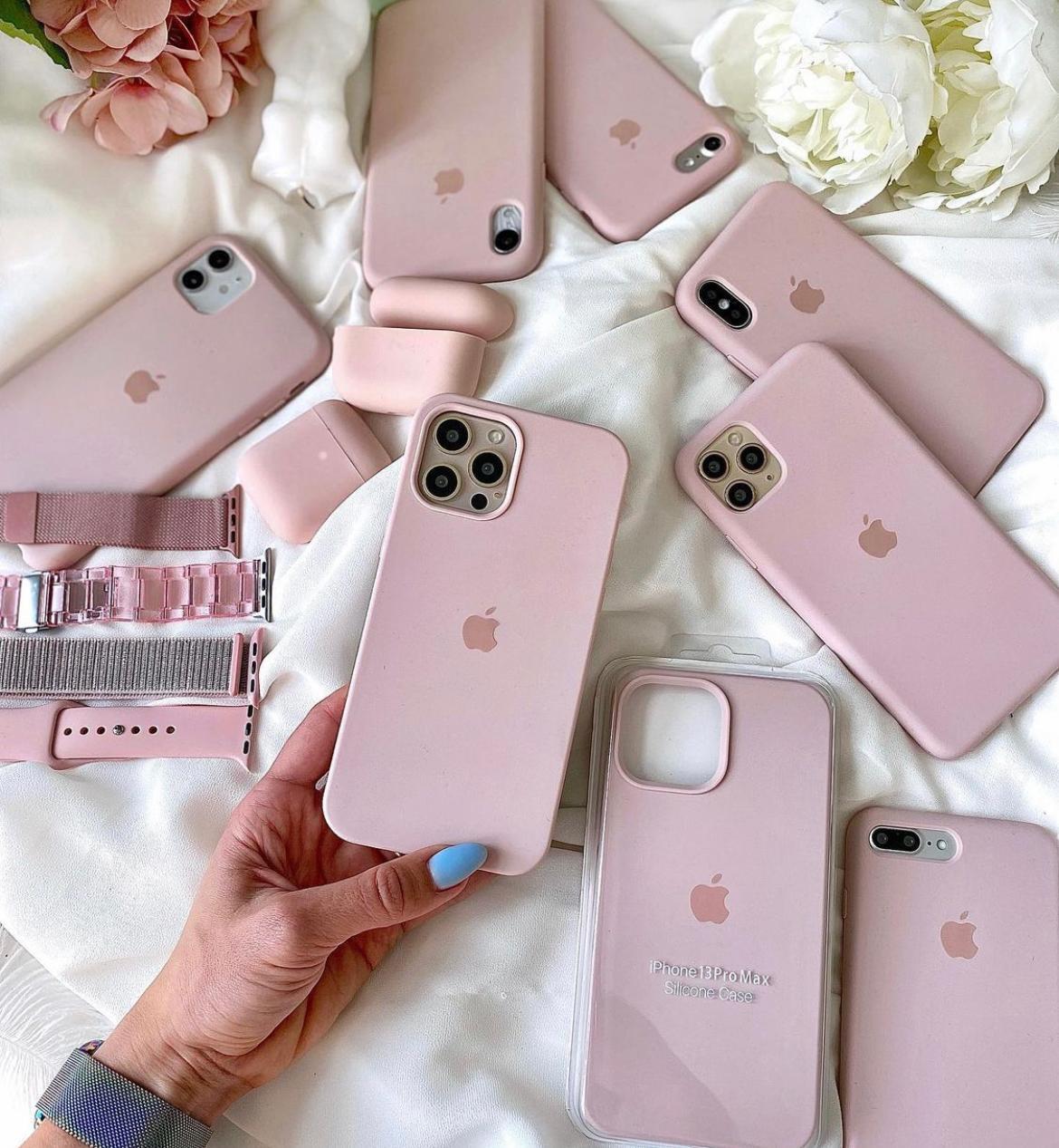 iPhone Lansman Kılıf - Kum Pembe