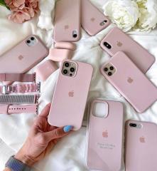 iPhone Lansman Kılıf - Kum Pembe