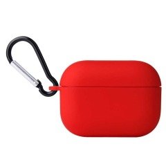 Airpods Pro Kancalı Silicon Kılıf - Kırmızı