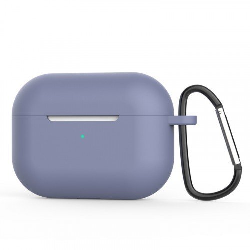 Airpods Pro Kancalı Silicon Kılıf - Lavander Grey