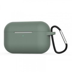 Airpods Pro Kancalı Silicon Kılıf - Çam Yeşili