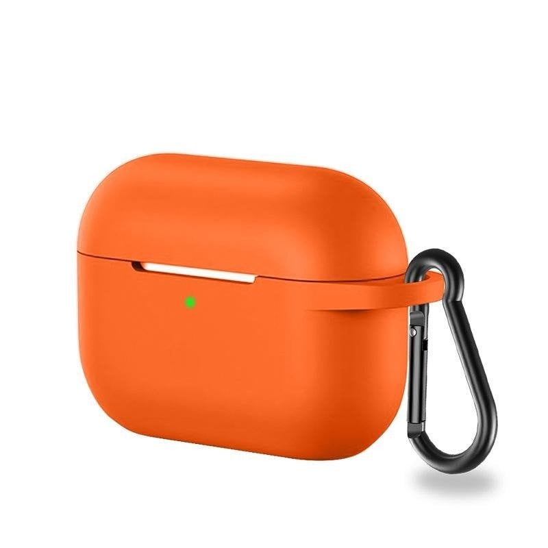 Airpods Pro 2.Nesil Kancalı Silicon Kılıf - Turuncu