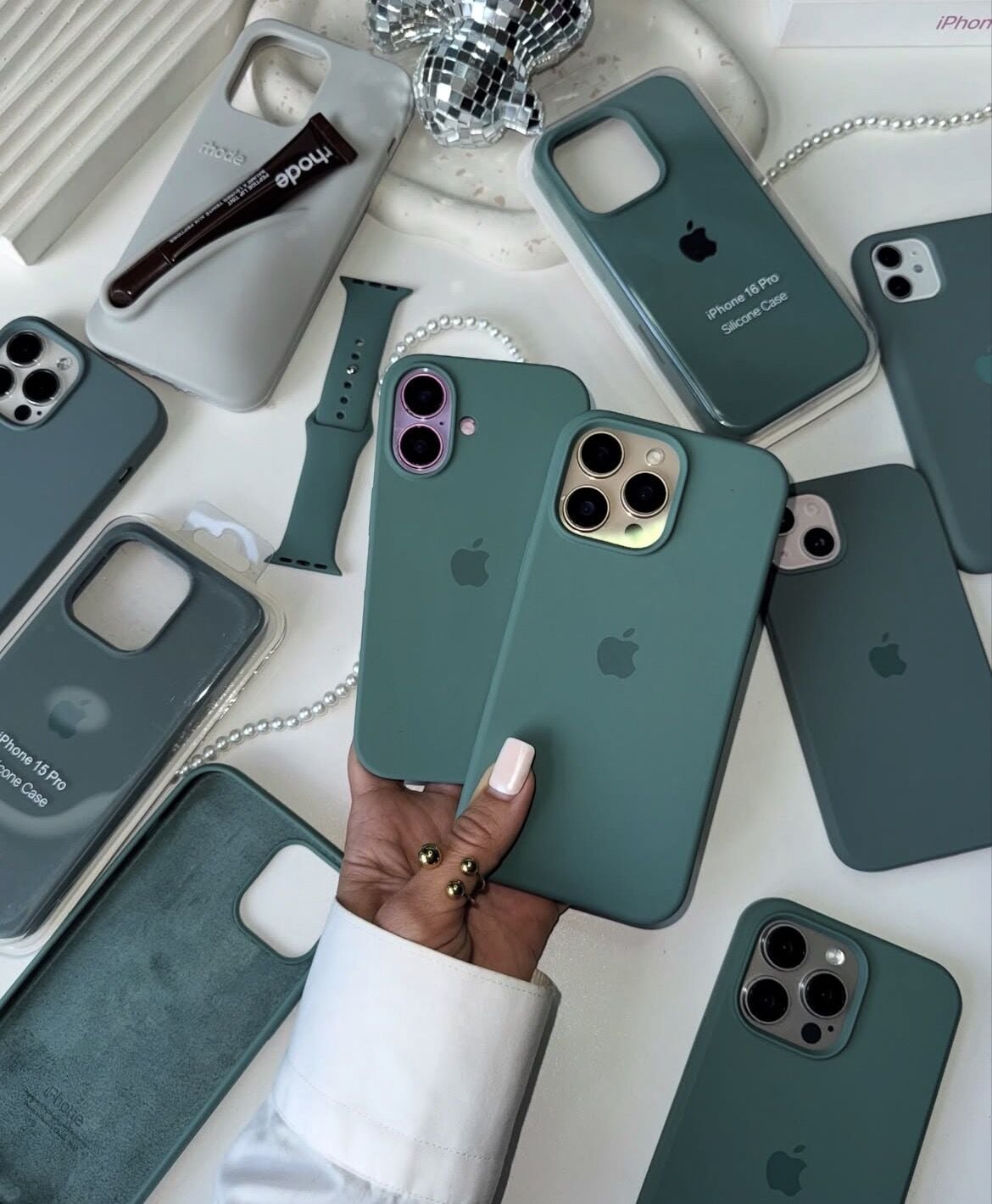 iPhone Lansman Kılıf - Çam Yeşili
