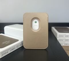 Apple MagSafe Özellikli Deri Cüzdan - Gold