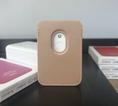 Apple MagSafe Özellikli Deri Cüzdan - Rose Gold