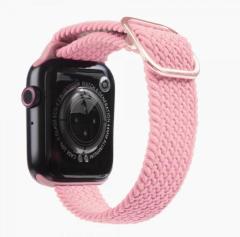 Apple Watch Strap Braided Örgü - Pembe Limonata