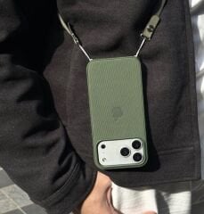 Apple Çapraz Askı - Uçuk Kahve