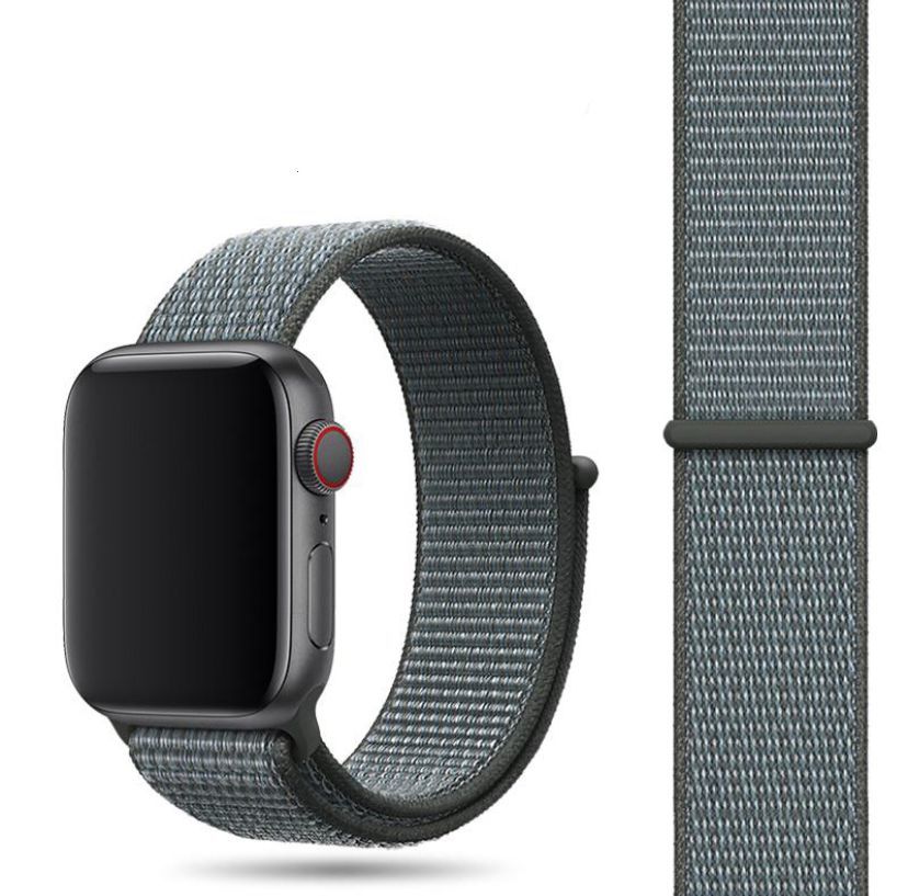 Apple Watch Loop Örgü Kordon - Storm Gray