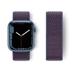 Apple Watch Loop Örgü Kordon - İndigo