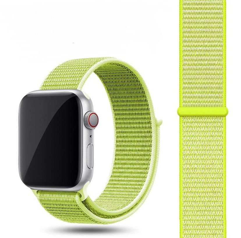 Apple Watch Loop Örgü Kordon - Neon Yeşil