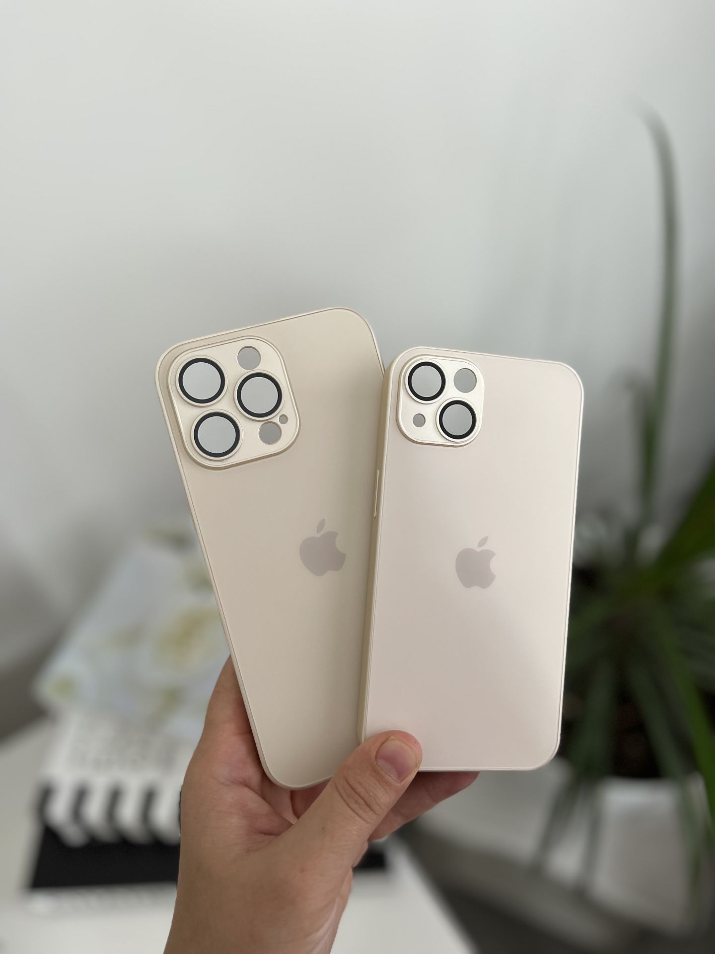 iPhone A-G Glass Case - Gold