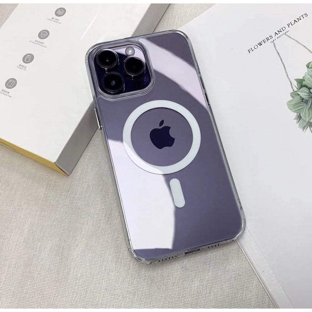 iPhone Ultra İnce Sararmaz Magsafe Şeffaf Kılıf