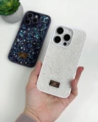 iPhone Swarovski Taşlı Kılıf - Beyaz