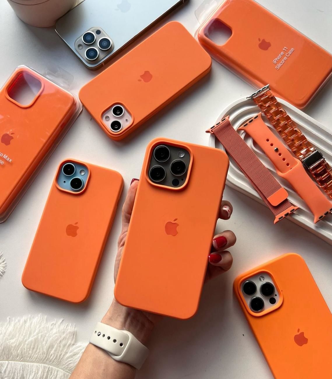 iPhone Lansman Kılıf - Kumkat Turuncu