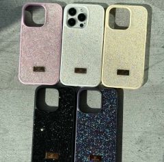 iPhone Swarovski Taşlı Kılıf - Lila