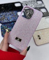 iPhone Swarovski Taşlı Kılıf - Lila