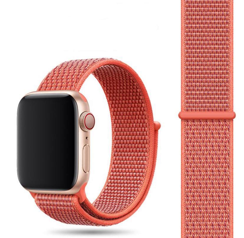 Apple Watch Loop Örgü Kordon - Nectarine