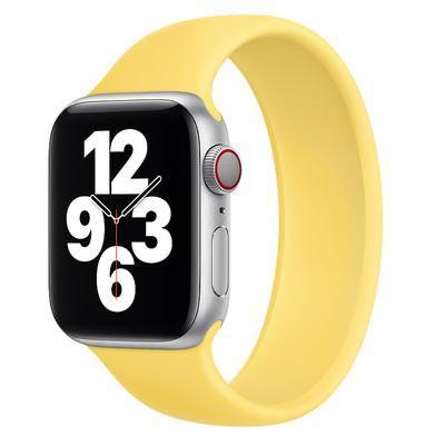 Apple Watch Solo Loop Silicon Kordon - Sarı