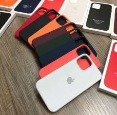 iPhone MagSafe Özellikli Silicon Kılıf - Açık Yosun
