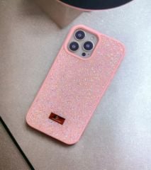 iPhone Swarovski Taşlı Kılıf - Pembe