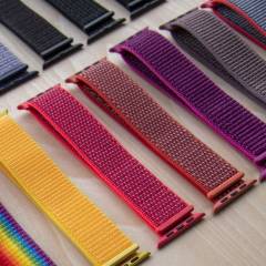 Apple Watch Loop Örgü Kordon - Pearl Pink