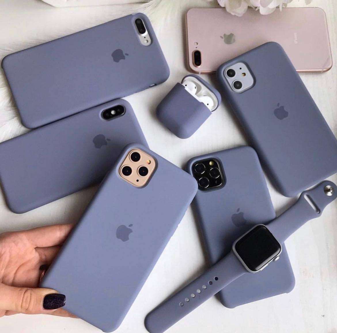 iPhone Lansman Kılıf - Lavander Grey