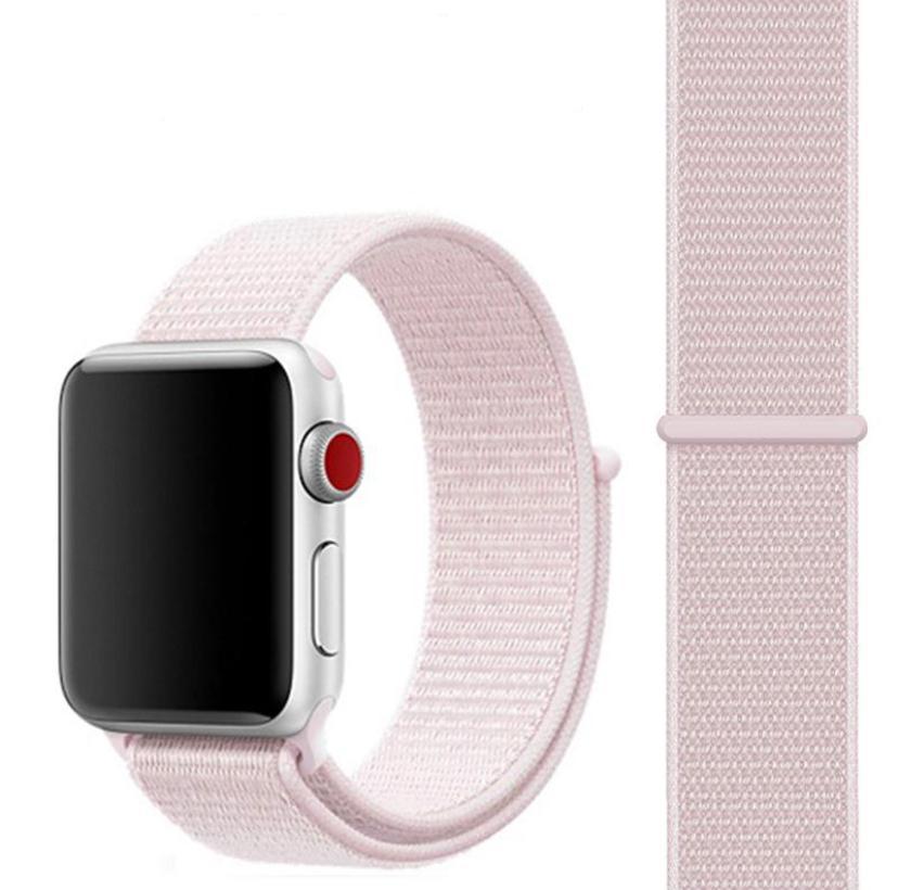 Apple Watch Loop Örgü Kordon - Pearl Pink