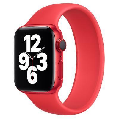 Apple Watch Solo Loop Silicon Kordon - Kırmızı