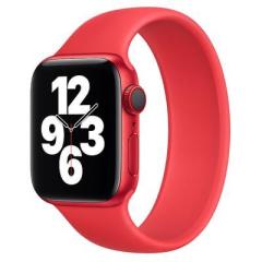 Apple Watch Solo Loop Silicon Kordon - Kırmızı