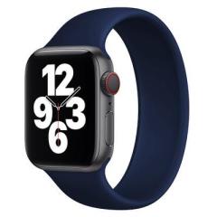 Apple Watch Solo Loop Silicon Kordon - Gece Mavi