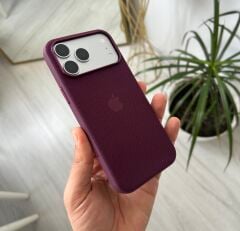iPhone TechWoven Dokuma MagSafe Kılıf - Burgonya