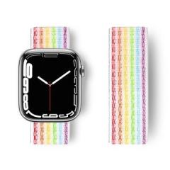 Apple Watch Loop Örgü Kordon - Rainbow