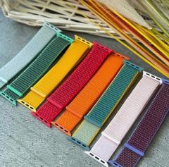 Apple Watch Loop Örgü Kordon - Rainbow