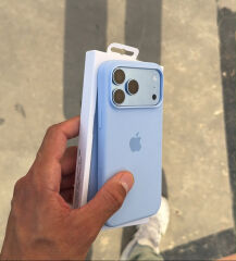 iPhone MagSafe Özellikli Silicon Kılıf - Taze Mavi