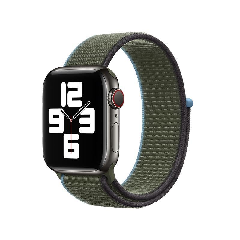 Apple Watch Loop Örgü Kordon - Inverness Green