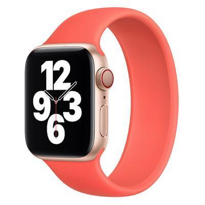 Apple Watch Solo Loop Silicon Kordon - Turuncu