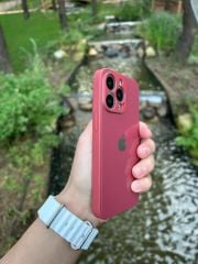 iPhone Cam Kılıf - Vişne