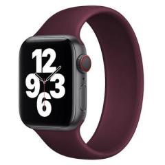 Apple Watch Solo Loop Silicon Kordon - Vişne