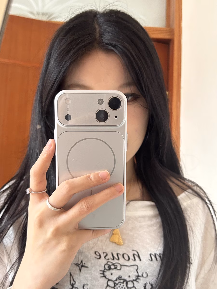 iPhone AG 17 Görünümlü Kılıf - Titanyum