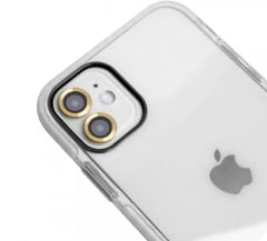 iPhone Renkli Lens Koruyucu - Gold