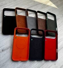 iPhone Süet MagSafe Kılıf - Bordo