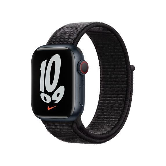 Apple Watch Loop Örgü Kordon - Siyah Nike