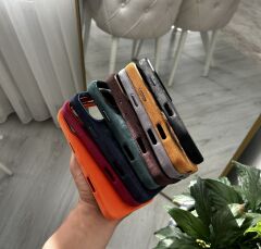 iPhone Süet MagSafe Kılıf - Espresso