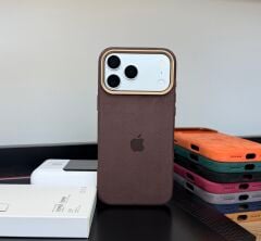 iPhone Süet MagSafe Kılıf - Espresso