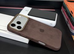 iPhone Süet MagSafe Kılıf - Espresso