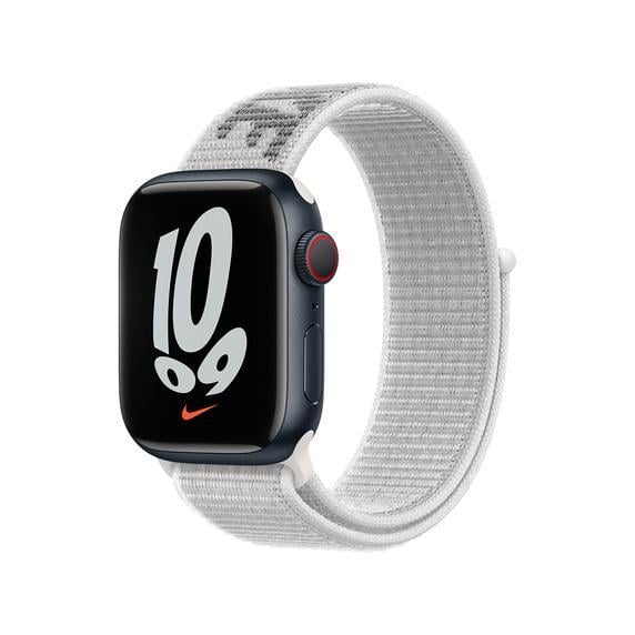 Apple Watch Loop Örgü Kordon - Zirve Beyazı