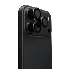 iPhone Renkli Lens Koruyucu - Siyah