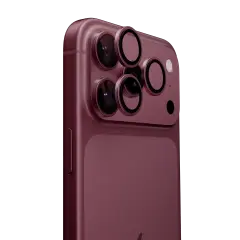iPhone Renkli Lens Koruyucu - Burgonya